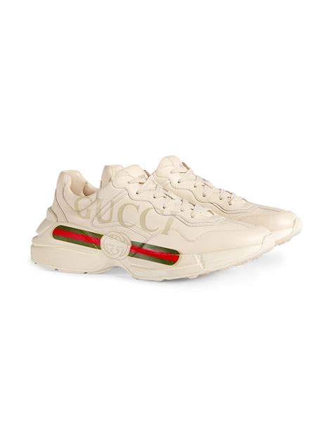 gucci rhyton fake logo|gucci rhyton tiger print.